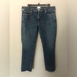 Citizens of Humanity Ella Crop Blue Jeans Size 31.  X